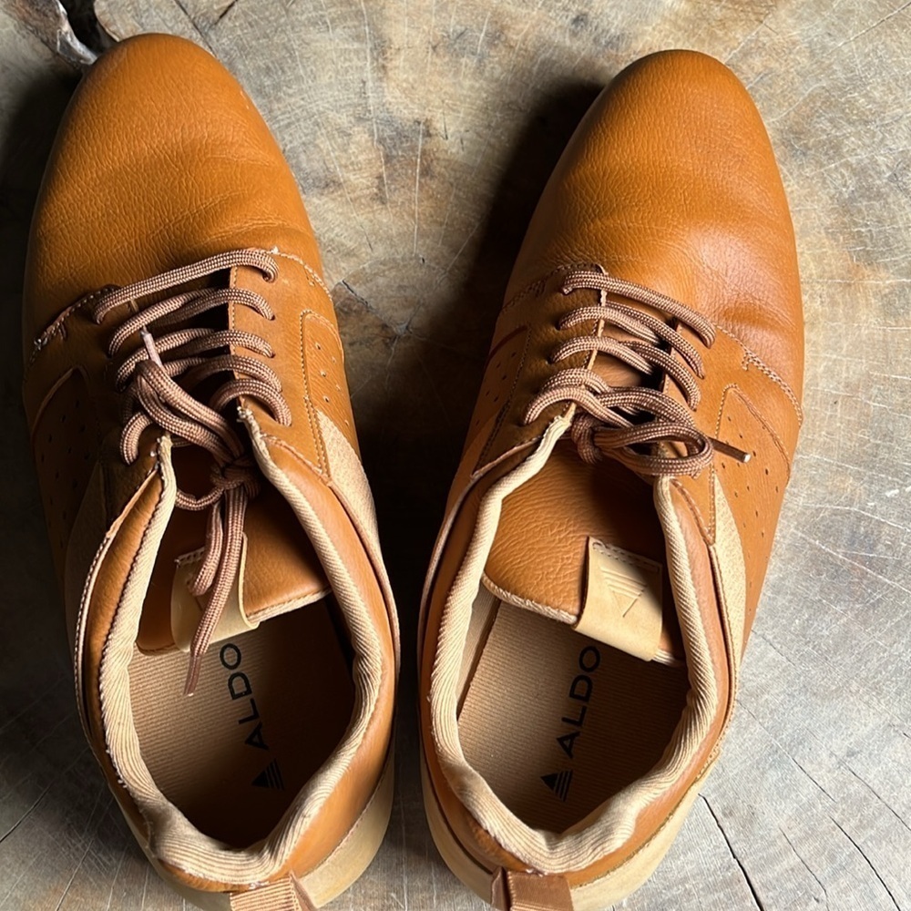 ALDO men’s brown shoes size 11 MN10 - Picture 2 of 5